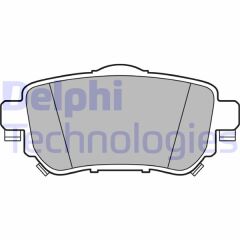 DELPHI LP3145 ARKA FREN BALATA RENAULT KADJAR 15> KOLEOS II 18> / NISSAN QASHQAI 1.6L Dci R9M dizel 11-> / X-TRAIL 1.6L Dci T32 12->