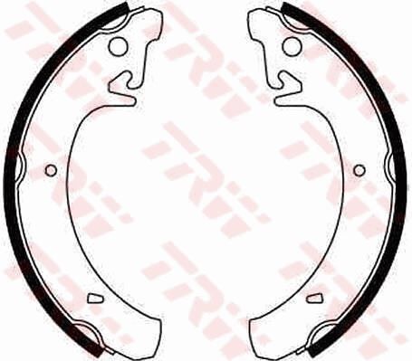 TRW GS8210 ARKA PABUÇ BALATA SAMARA 86 >96 > VEGA 95 >00 > 111 95-05 > 112 95-06 > NOVA 89 > 200x41 514002