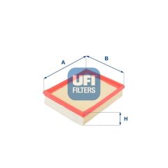 UFI 3011700 HAVA FİLTRESİ P206 1.1-1.1i-1.4-1.4i-1.6-1.6 1.6 16V 98- - XSARA 1.4i-1.6 16V