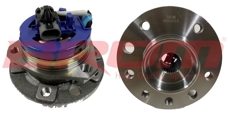 BROM OP61012 ÖN TEKER PORYASI KOMPLE ASTRA G 98-05 -ZAFIRA 99-05 1.6-1.8 16V-2.0 16V ABS Lİ 5 BİJON