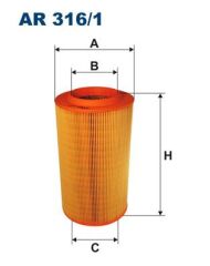 FILTRON AR316.1 HAVA FİLTRESİ JUMPER 2.2HDI-3.0HDI 06- -DUCATO 2.0D-2.2D-2.3D-3.0D 06- -BOXER 2.2HDI-3.0HDI 06-