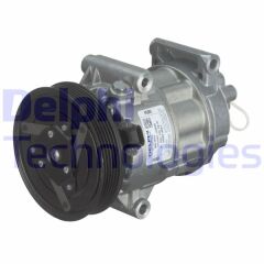 DELPHI TSP0155831 KLİMA KOMPRESÖRÜ MEGANE I 96> SCENIC I 96> MEGANE II 02>08 SCENIC II 02>08 QASHQAI J10 06>13 1.4 K4J 1.5dCi K9K 1.6 K4M 1.9dCi F9Q 2.0 F4R 12V 6 KANAL 125MM