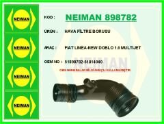NEIMAN 898782 HAVA FİLTRE BORUSU FIAT LINEA-NEW DOBLO 1.6 MULTIJET