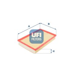UFI 3015800 HAVA FİLTRESİ CADDY III 04- -GOLF IV 00-06 -POLO 02- -CORDOBA-LEON-TOLEDO 1.4 16V-16. 16V