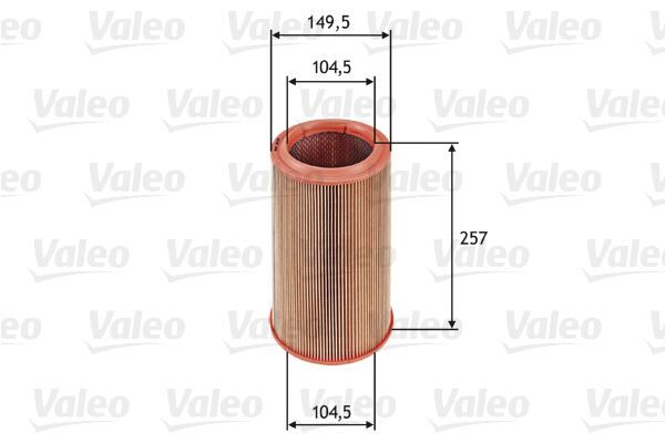 VALEO 585639 HAVA FİLTRESİ ALFA ROMEO 156 00> 1.6-1.8-1.9JTD-2.0-3.2