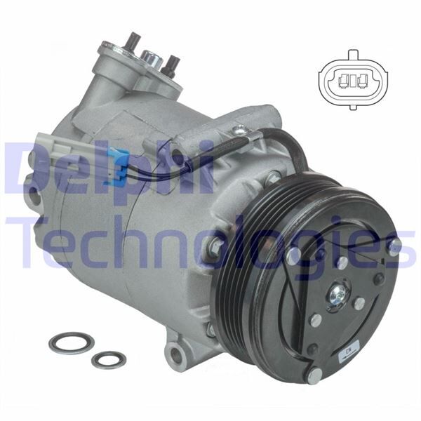 DELPHI TSP0155142 KLİMA KOMPRESÖRÜ ASTRA G 1.4-1.6-1.8 16V 02-09 CORSA C 1.4-1.6-1.8 00 >MERIVA 1.4 -1.6 16V 03-10