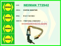 NEIMAN 772942 KONTAK ANAHTARI KİLİTLİ RENAULT R9-R11 YENİ MODEL