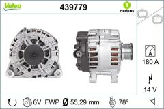 VALEO 439779 ALTERNATÖR ŞARZ DİNAMOSU 180amp KOMPLE PEUGEOT OPEL GRANDLAND-CROSSLAND-COMBO E 17> PEUGEOT P308 -P3008-P5008-EXPERT-PARTNER 13> CITROEN BERLINGO-JUMPY-C3-C4-DS4-DS5 1.6 HDI-BlueHDI