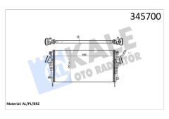 KALE 345700 TURBO RADYATÖRÜ INTERCOOLER INSIGNIA A 09>17 1.6 CDTI LET-DTH-DTJ 2.0 DTH-NFT-NHT-DTR AL/PL/BRZ 2.8 NET-NER 665x361.7x32