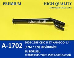 AYHAN A1702 DEVİRDAİM BORUSU CLIO II 98-05 KANGOO 1.4 97- K7M / K7J