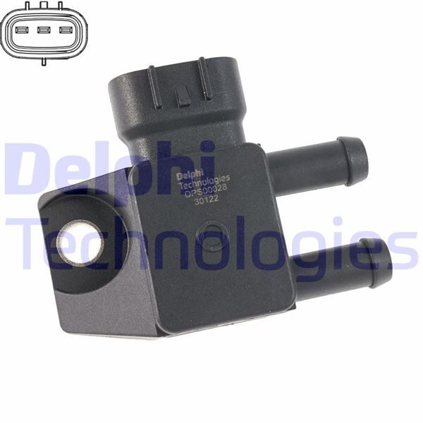 DELPHI DPS00028-12B1 EGZOZ BASINÇ SENSÖRÜ HYUNDAI ACCENT BLUE 1.6L D4FB 10-> / İ30 D4FB D4FE 16-> / KONA TUCSON 1.6L D4FE CRDI 18-> / İX35 2.0L D4HA 10-15 / KIA SPORTAGE 2.0L D4HA 10-15 1.6L D4FE 18->
