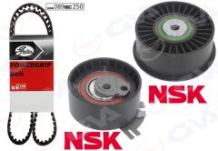 GVA 59T1906G EKSANTRİK GERGİ KİTİ 089x250 MASTER II-MOVANO-LAGUNA II 01> TRAFIC II 03> 2.2DTI-2.5CDTI