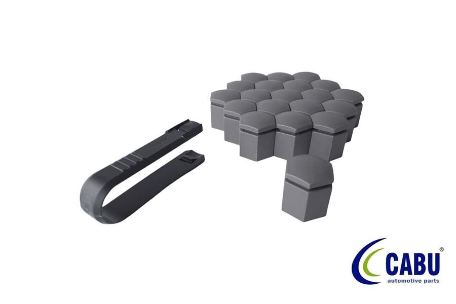 CABU 220650 BİJON KAPAĞI KÖMÜR METALİK 19X27mm ASTRA J - K. INSIGNIA B. ZAFIRA 20 ADET 220644