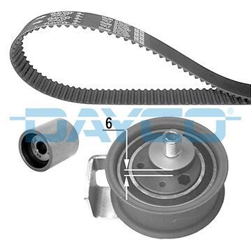 DAYCO KTB404 TRİGER SETİ GOLF4-BORA-OCTAVIA-LEON-CORDOBA-A3 1.9 TDI AGR K025559XS