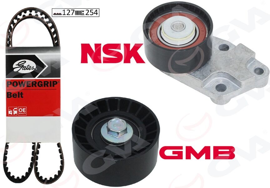 GVA 59T9930G EKSANTRİK GERGİ KİTİ 127x254 CHEVROLET-DAEWOO AVEO-CRUZE-KALOS-LACETTI-NUBIRA 1.4-1.4-1.6 05-