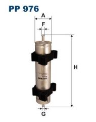 FILTRON PP976 YAKIT FILTRESI BMW M47 M57 E46 01>05