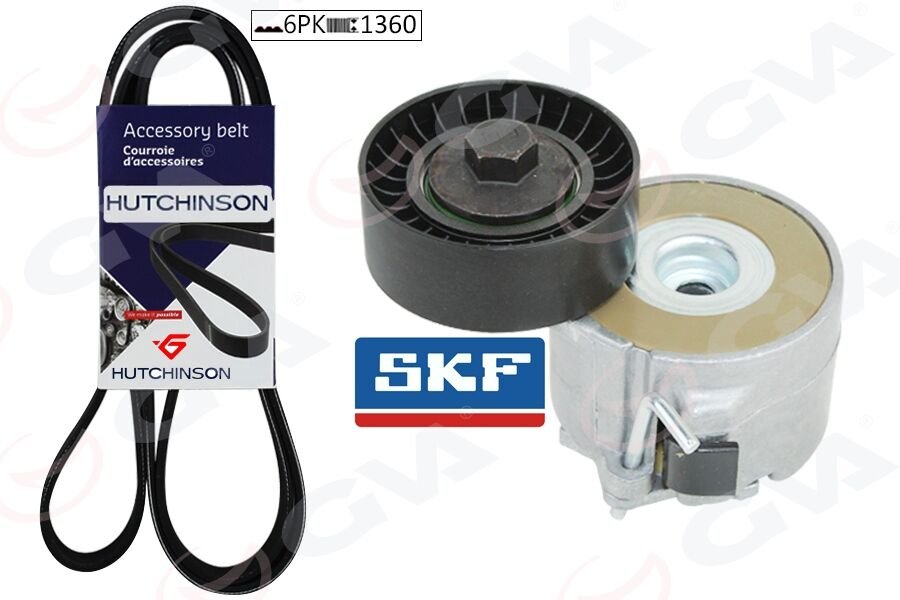 GVA 59A9026 ALTERNATÖR GERGİ KİTİ KÜTÜKLÜ ASTRA J 10 > CORSA D 06- CORSA E 14- 1.3CDTI K016PK1360 DTE-DTC
