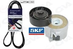 GVA 59A9026 ALTERNATÖR GERGİ KİTİ KÜTÜKLÜ ASTRA J 10 > CORSA D 06- CORSA E 14- 1.3CDTI K016PK1360 DTE-DTC