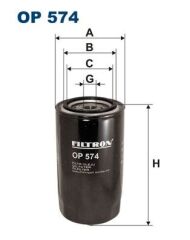 FILTRON OP574 YAĞ FİLTRESİ T4 AAF-ACU-AEN-AEU 90-03 - LT28-35 - LT40-55 82-96 - VOLVO 740-940-960
