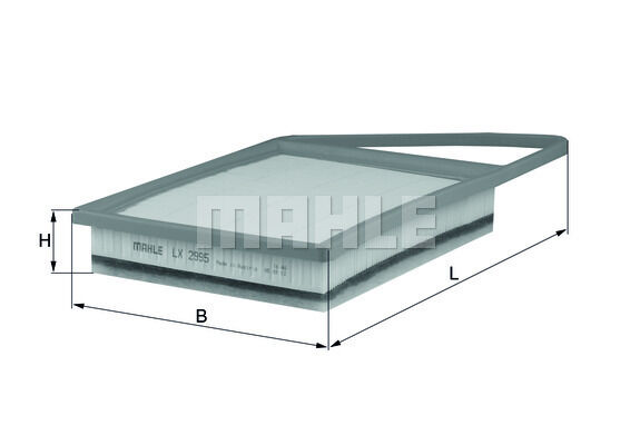 MAHLE LX2995 HAVA FİLTRESİ SÜNGERLİ PARTNER-BERLINGO 10>P206-P207-P308 07> C3-C4-C5 10> 1.6HDI
