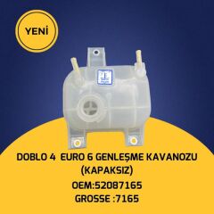 GROSSE 7165 RADYATÖR EK SU DEPOSU GENLEŞME KAVANOZU KAPAKSIZ DOBLO IV 1.3 EURO 6