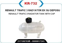 KAYA KR732 YEDEK SU DEPOSU GENLEŞME KAVANOZU OPEL VIVARO B 14> RENAULT TRAFIC III 14> OPEL VIVARO B 14<19 1. 6dCi R9M KAPAKLI