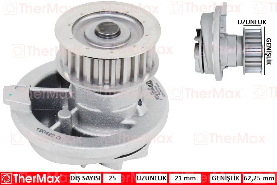 THERMAX T01.172 DEVİRDAİM ASTRA F-VECTRA A-OMEGA A 1.8-2.0 95-98 -FRONTERA PA577 T
