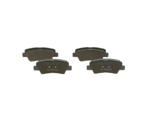 BOSCH 0986494557 ARKA FREN BALATA HYUNDAI i20 1.2L G4LA 15-20 1.4L G4LC 15-18 1.4L D4FC CRDi 15-18 / ELANTRA 1.6L D4FB G4FG 16-> / KIA SOUL 1.6L D4FB 14-> / SPORTAGE 1.6L G4FD G4FJ T-GDI 15-> 1.6L D4FE 18-> delikli