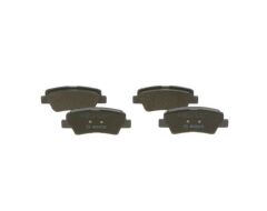 BOSCH 0986494557 ARKA FREN BALATA HYUNDAI i20 1.2L G4LA 15-20 1.4L G4LC 15-18 1.4L D4FC CRDi 15-18 / ELANTRA 1.6L D4FB G4FG 16-> / KIA SOUL 1.6L D4FB 14-> / SPORTAGE 1.6L G4FD G4FJ T-GDI 15-> 1.6L D4FE 18-> delikli