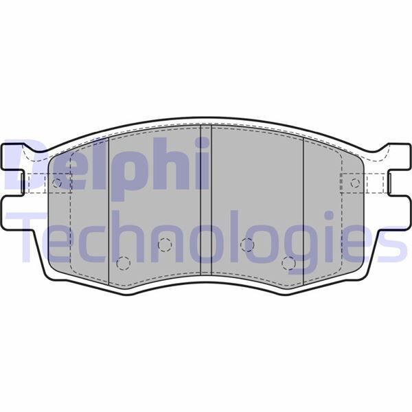 ÖN FREN BALATA HYUNDAI ACCENT ERA 1.4L 1.6L benzinli 06-10 1.5L CRDi dizel 06-> / İ20 1.4L D4FC CRDi dizel 08-> / KIA RIO 1.4L 1.6L benzinli 05-> 1.5L CRDİ 06->