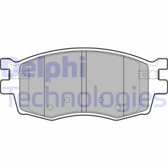 ÖN FREN BALATA HYUNDAI ACCENT ERA 1.4L 1.6L benzinli 06-10 1.5L CRDi dizel 06-> / İ20 1.4L D4FC CRDi dizel 08-> / KIA RIO 1.4L 1.6L benzinli 05-> 1.5L CRDİ 06->