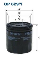 FILTRON OP629.1 YAĞ FİLTRESİ FORD FOCUS/MONDEO/FIESTA/MAZDA/ESCORT-1.25-1.4-1.6 BENZİN