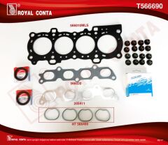 ROYAL T566690 ÜST TAKIM CONTA CORTECO KEÇELİ SUBP.LAST SUBAP KAPAK CONTASIZ FOCUS II 1.6 16V 03 > 100HP