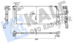 KALE 364460 MOTOR SU RADYATORU BMW B37 B47 F45 F46 F48 . MINI F54 F55 F56 F57 F60