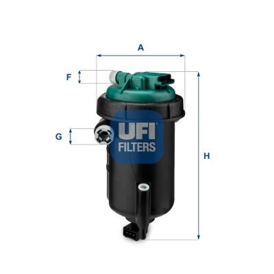 UFI 5514800 YAKIT FİLTRESİ DUCATO-BOXER-JUMPER 3.0 HDI 160 OE