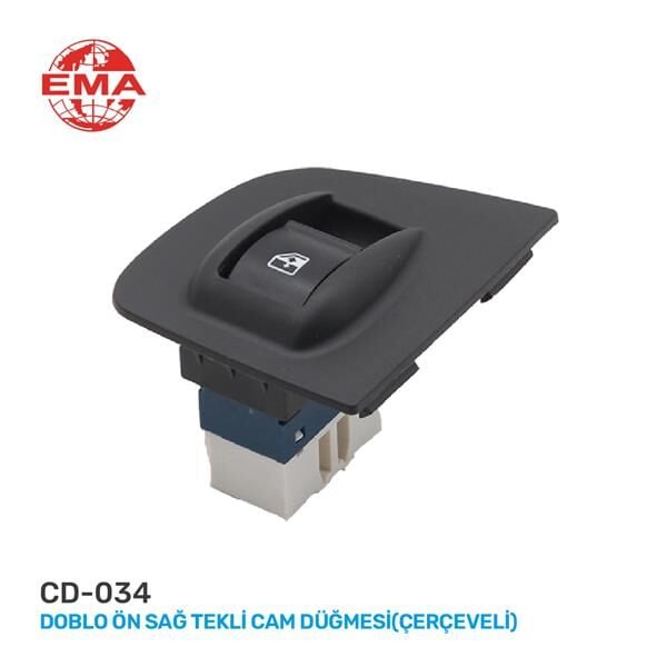 EMA CD-034 CAM AÇMA ANAHTARI FIAT DOBLO 05- SAĞ TEKLİ-ÇERÇEVELİ