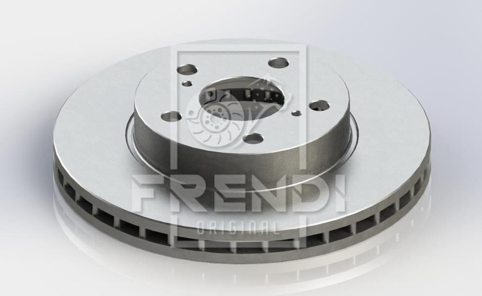 FRENDI 34482 ÖN FREN DİSKİ HAVA KANALLI TOYOTA HILUX VIGO 2.5L 2KDFTV KUN15 4x2 08-10 275 çap x 5 bijon - Tak ım disk fiyatıdır