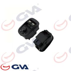 GVA 8043005 CAM AÇMA ANAHTARI SOL PEUGEOT 206-PARTNER 98-07 ÇİFTLİ-ÇERÇEVELİ - AYNA AYARLI