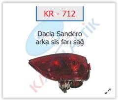KAYA KR712 ARKA SİS FAR LAMBASI SAĞ SYMBOL-MGN 4-SANDERO JOY MODEL