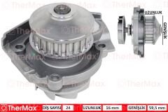 THERMAX T01.181 SU POMPASI FIAT ALBEA 03>07 DOBLO 01>10 PALIO 96>05 PANDA 03> PUNTO 99>09 SIENA 97>02 LANCIA Y YPSILON 96>6 1.1 1.2 1.4 16V
