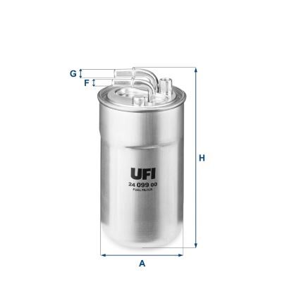 UFI 2409900 YAKIT FİLTRESİ OPEL CORSA D 06>14 CORSA E 14>19 1.3 B13DTC B13DTE Z13DTJ A13DTC