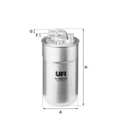 UFI 2409900 YAKIT FİLTRESİ OPEL CORSA D 06>14 CORSA E 14>19 1.3 B13DTC B13DTE Z13DTJ A13DTC