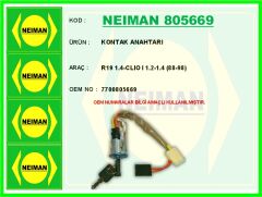 NEIMAN 805669 KONTAK ANAHTARI R19 1.4-CLIO I 1.2-1.4 88-98