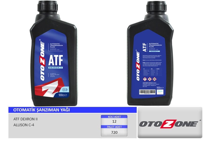 OTOMATİK ŞANZIMAN YAĞI ATF II 900CC DEXRON II KIRMIZI