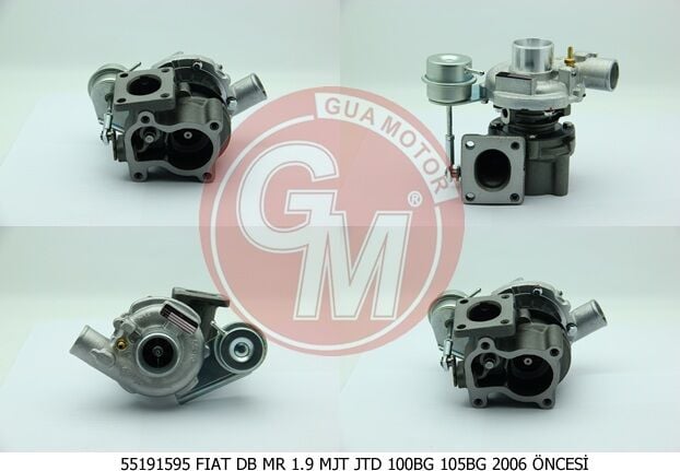 GUA 40614 TURBO ŞARJ FIAT DOBLO 01> 1.9 MJT JTD 100BG 105BG