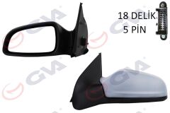 GVA 1090150 DIŞ DİKİZ AYNASI SOL ASTRA H 04> ELEKTRİKLİ ISITMALI ASTARLI ASFERİK 5 FİŞ VM-968EHPAL 13312982