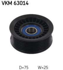 SKF VKM63014 ALTERNATÖR GERGİ RULMANI HONDA CIVIC 1.6L R16A2 VTEC FD6 06-11 1.8L R18A2 FD7 FK2 06-12 / ACCORD 2.0L R20A3 CU 08-> / CR-V 2.0L R20A2 RE5 07-12