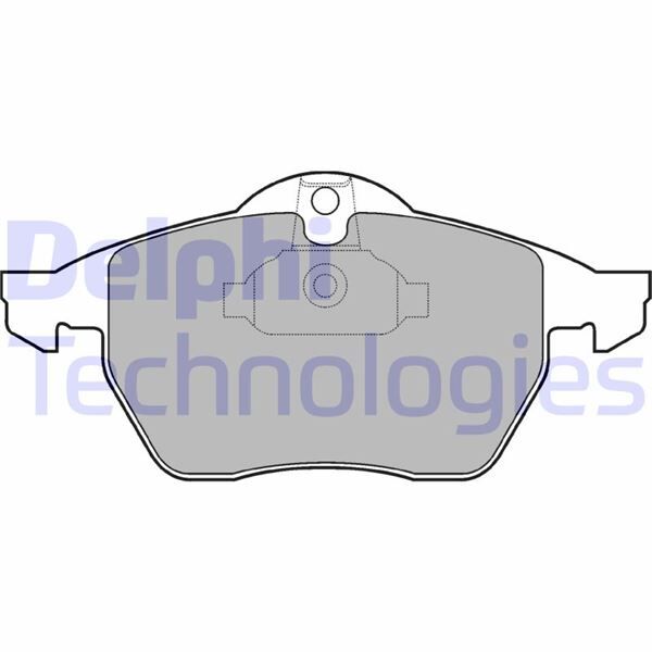 DELPHI LP1600 ÖN BALATA VECTRA B.2.0ı.2.5ı V6 96/7.03 SAAB 900 II 93/2.98 9.3 9.5 98-03
