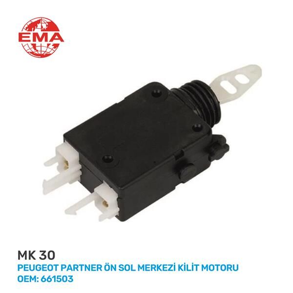 EMA MK30 ÖN SOL MERKEZİ KİLİT MOTORU PEUGEOT PARTNER