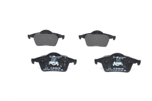 BOSCH 0986424539 ARKA BALATA VOLVO S60 2000-2010 S80 1998-2006 V70 97-07 XC70 97-07 S70 97-00 0986TB2352